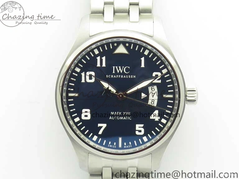 MIROTIME 1231 Mark XVII IW327014 Le Petit Prince MKS 1:1 Best Edition Blue Dial on SS Bracelet MIYOTA 9015 V FastDry 7191